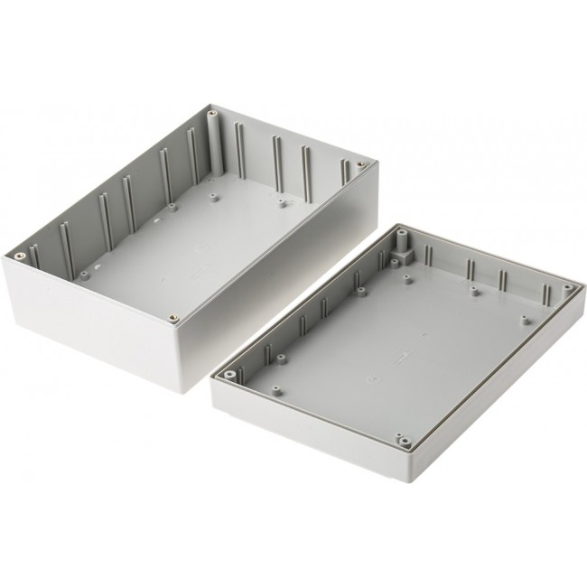 CRDCGG009, 7000 Series Grey ABS Enclosure, IP65, Grey Lid, 220 x 145 x 80mm