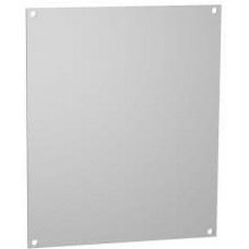 N1JP66, Electrical Enclosure Accessories N1J Series Panel - Fits Encl. 6 x 6 - Steel/Wht