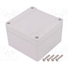 1555E2GY, Корпус: универсальный, Х: 90мм, Y: 90мм, Z: 60мм, 1555, поликорбонат
