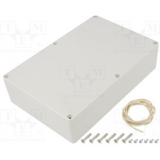 RZ0218, Enclosures, Boxes, & Cases LT GRAY POLYCARB 8.74x 5.75x 2.17 IN