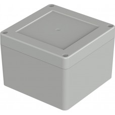 07511118 XT 111108 7035, Euromas X Series Light Grey ABS Enclosure, IP66, IP68, IK07, Light Grey Lid, 104.8 x 104.8 x 74.7mm