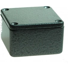 RTM5001/11-PAT, 5000 Series Black Die Cast Aluminium Enclosure, IP54, Black Lid, 50 x 50 x 31mm