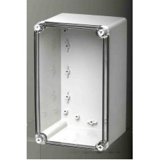 PC MH 125 T ENCLOSURE, Grey Polycarbonate Enclosure, IP66, IP67, IK08, Transparent Lid, 230 x 140 x 125mm