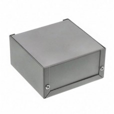 1411J, Enclosures, Boxes, & Cases Utility Enclosure - 4.0 x4.0 x 2.0" - Aluminum Gray