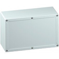 20091201, TG Series Grey Polycarbonate Enclosure, IP66, IP67, Grey Lid, 252 x 162 x 120mm