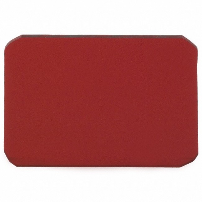 1593DIR10, Plastic Panel, End 1.142" L x 0.787" W x 0.067" H (29.01mm x 19.99mm x 1.70mm) Infra-Red