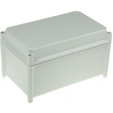 Grey Fibreglass Enclosure, IP67, Grey Lid, 185 x 300 x 175mm