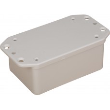 Grey ABS Enclosure, IP54, Flanged, Grey Lid, 108.2 x 58.2 x 39.5mm