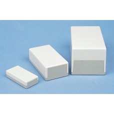 ABS enclosure, (L x W x H) 189 x 110 x 70 mm, gray white/pebble gray (RAL 9002), IP40, A9043065