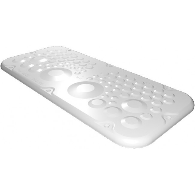 2562300, SZ Series RAL 7035 Plastic Gland Plate, 149mm H, 339mm W for Use with AX