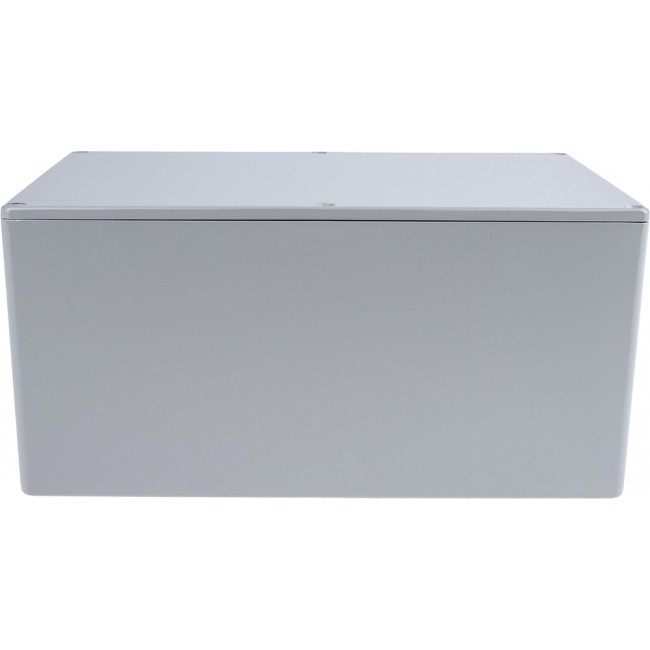 Grey Die Cast Aluminium Enclosure, Grey Lid, 222.2 x 146 x 106.5mm