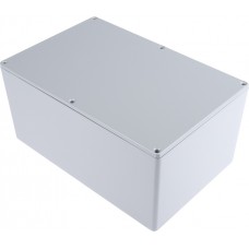 Grey Die Cast Aluminium Enclosure, Grey Lid, 222.2 x 146 x 106.5mm