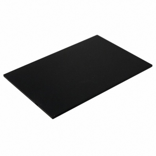 PBC-1565-C, Plastic, ABS Cover, Lid 2.720" L x 1.900" W x 0.055" H (69.09mm x 48.26mm x 1.40mm) Black