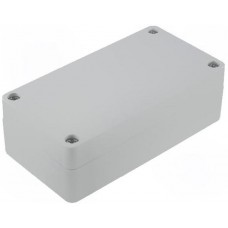 1554JGY, Enclosures, Boxes, & Cases General Enclosure - Grey/Grey Lid - 6.3 x 3.5 x 2.4in - ABS - N4X
