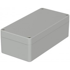 ABS enclosure, (L x W x H) 160 x 80 x 55 mm, light gray (RAL 7035), IP65, 03220000