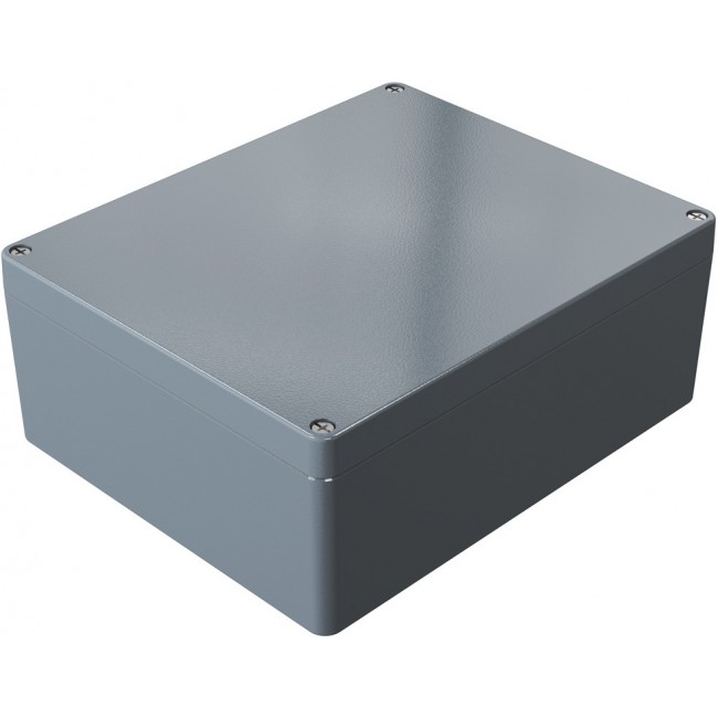 01232811, Aluminium Standard Series Grey Die Cast Aluminium Enclosure, IP66, IK09, Grey Lid, 280 x 230 x 110mm