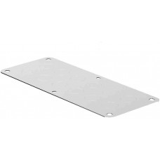 1581200, SZ Series RAL 7035 Steel Gland Plate, 220mm W, 90mm L for Use with Enclosure Type Kx