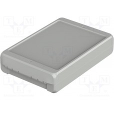 B 181304 ABS 7035, Enclosure: multipurpose; X: 125mm; Y: 191mm; Z: 40mm; BOCUBE; ABS