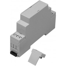 Open Top Enclosure Type, 17.5 x 90 x 58mm, Polycarbonate DIN Rail Enclosure Kit