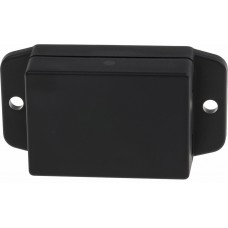 Black ABS Enclosure, Flanged, Black Lid, 50 x 35 x 22mm