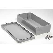 1590Z166GY, 1590 Series Die Cast Aluminium Enclosure, IP65, 90 x 160 x 360mm