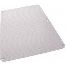 PTX-11081-P, Plastic, ABS Panel, Inner 25.984" L x 18.110" W x 0.472" H (659.99mm x 459.99mm x 11.99mm) Gray