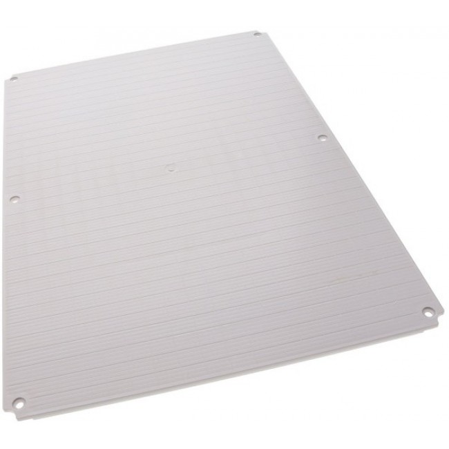 PTX-11081-P, Plastic, ABS Panel, Inner 25.984" L x 18.110" W x 0.472" H (659.99mm x 459.99mm x 11.99mm) Gray