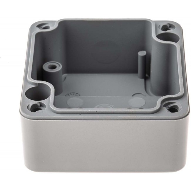 38101000 PK 101, Euromas Polymas Series Silver Polyamide Enclosure, IP65, Silver Lid, 58 x 64 x 34mm