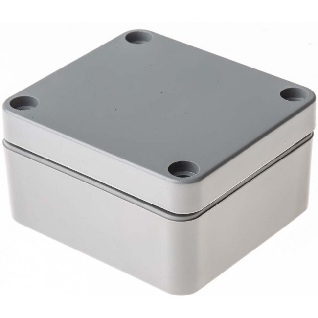 38101000 PK 101, Euromas Polymas Series Silver Polyamide Enclosure, IP65, Silver Lid, 58 x 64 x 34mm