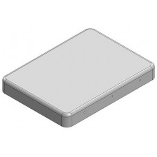 MS323-20C, RF Shield Cover 0.961" (24.40mm) X 1.295" (32.90mm) Non-Vented Snap Fit