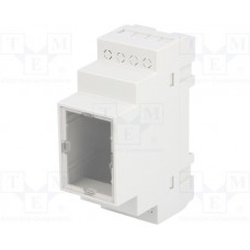 Z106JFP ABS V0, Корпус на DIN-рейку, Y 90мм, Х 35мм, Z 65мм, ABS, серый, UL94V-0