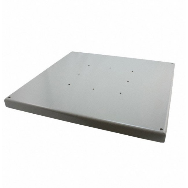 1495XK, Metal, Steel Pedestal Base 18.000" L x 18.000" W x 1.130" H (457.20mm x 457.20mm x 28.70mm) Gray