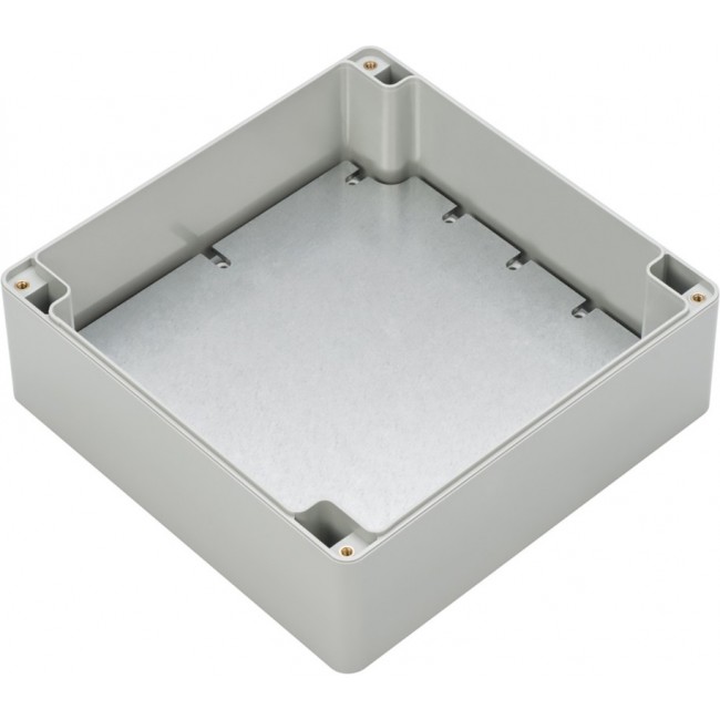 Grey ABS Enclosure, IP65, Grey Lid, 139.8 x 209.7 x 60.1mm