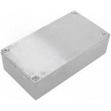 Die-cast aluminum RF shielding enclosure, (L x W x H) 111 x 27 x 27 mm, natural, IP54, 27134PSLA