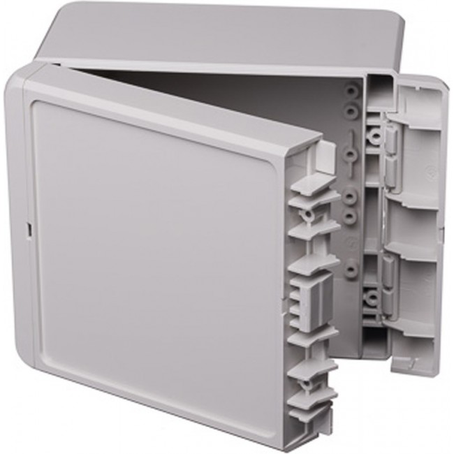 96033235 B 141309 ABS-7035, Bocube Series Light Grey ABS Enclosure, IP66, IP68, Light Grey Lid, 151 x 125 x 90mm