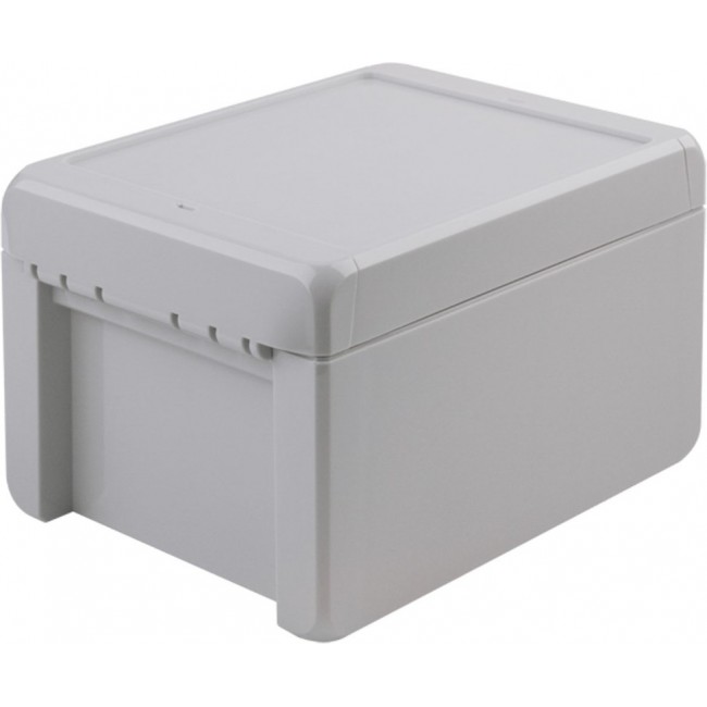 96033235 B 141309 ABS-7035, Bocube Series Light Grey ABS Enclosure, IP66, IP68, Light Grey Lid, 151 x 125 x 90mm