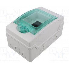 13441, Enclosure: for modular components; IP65; light grey; No.of mod: 4