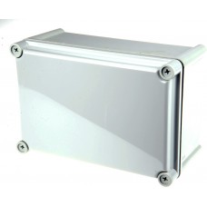 PC 2819 13 G ENCLOSURE, SOLID PC Series Grey Polycarbonate Enclosure, IP67, Grey Lid, 278 x 188 x 130mm