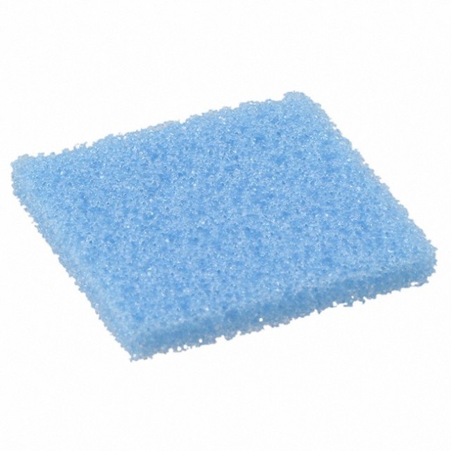 CF-45EG 0.125 SQUARE PAD, Foam 1.00" W x 1.00" L (25.4mm x 25.4mm) X 0.125" (3.18mm) Polyurethane Blue