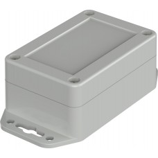 07809064 XT 090604 WL 7035, Euromas X Series Light Grey ABS Enclosure, IP66, IP68, IK07, Flanged, Light Grey Lid, 90 x 60 x 39.9mm