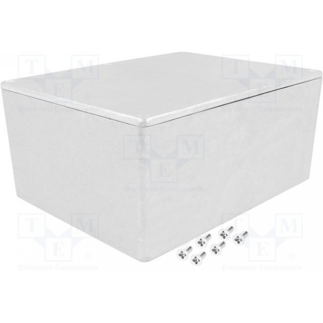 1550L, Enclosures, Boxes, & Cases Diecast Aluminum Box 6.51x2.9x5.1"Natura