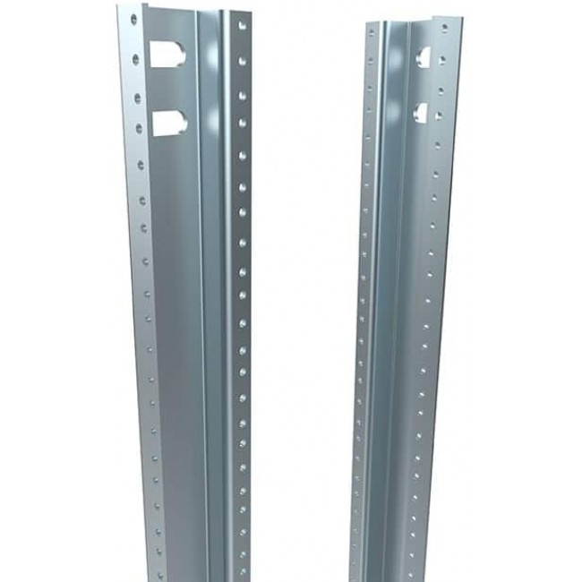 CCR78TZPL, Tapped 10-32 Mounting Rail, Steel, Zinc Plated, 22mm Product Length, 62mm Product Depth,2000mm Product Height