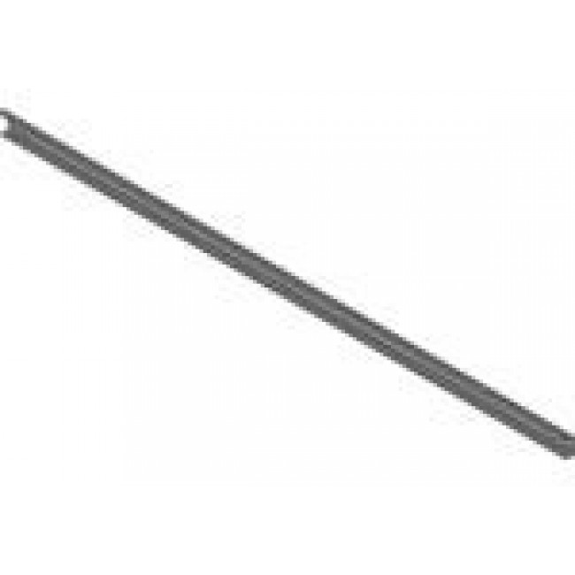 CCR63TZPL, Tapped 10-32 Mounting Rail, Steel, Zinc Plated, 22mm Product Length, 62mm Product Depth,2000mm Product Height