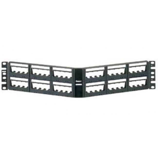 UICMPPA48BLY, PATCH PANEL, 48 PORT, ANGLED, UL