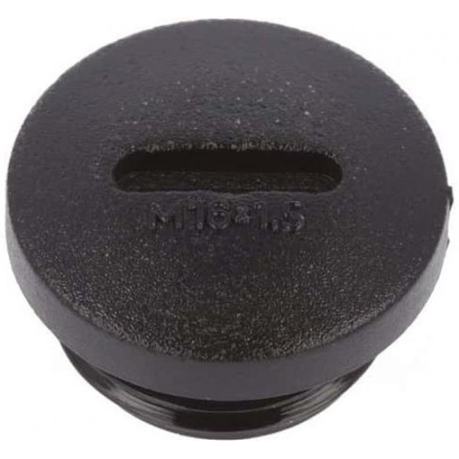 HPM16-BK080, Cable Accessories Hole Plug Polyamide 6 Black