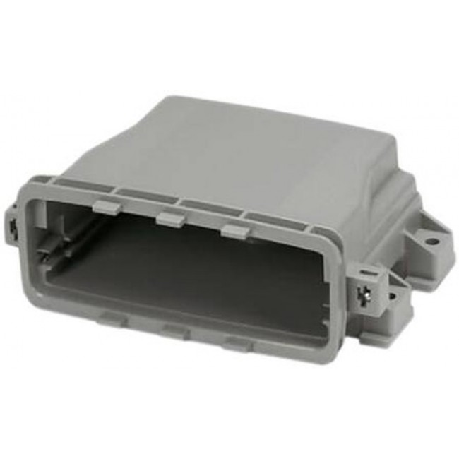 1054708, Screw Locking Vented Enclosure Of The ECS Family. Ip66/67/69 Rated When Mated With Associated Faceplate. Color Grey (7042), Width 1