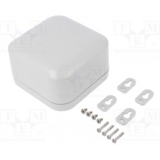 1557DA2GY, Enclosures, Boxes, & Cases POLY NEMA 120x120x70 WALL MNT ENCL GRAY