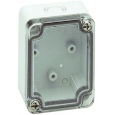 13747501, TK PC Series Grey Polycarbonate Enclosure, IP66, Transparent Lid, 65 x 50 x 35mm