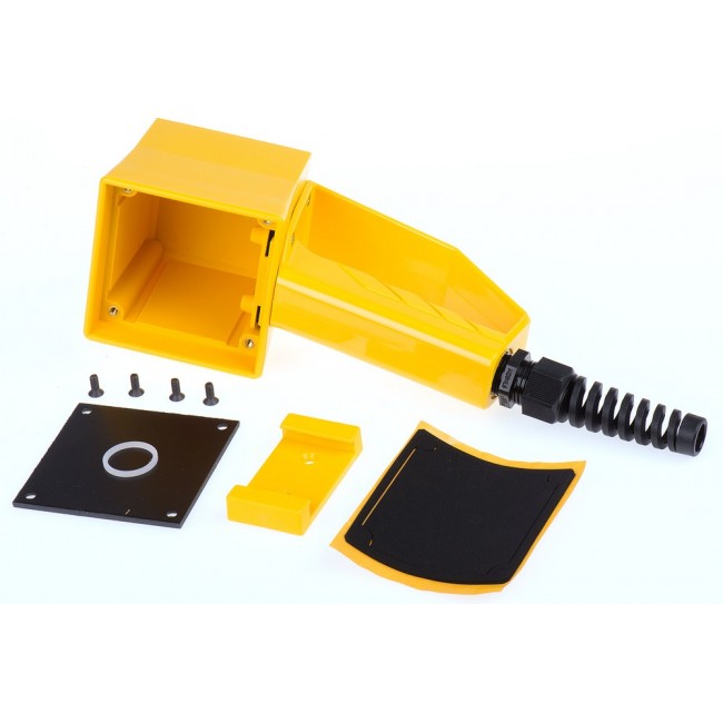 292110000, Pilot Series Yellow Polyamide Handheld Enclosure, Display Window, IP65, 85 x 85 x 191mm