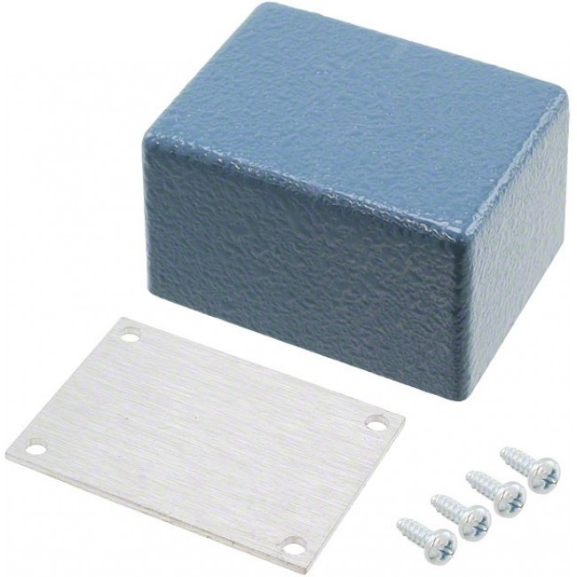 3753, BOX ALUM BLUE 1.5"L X 1.13"W